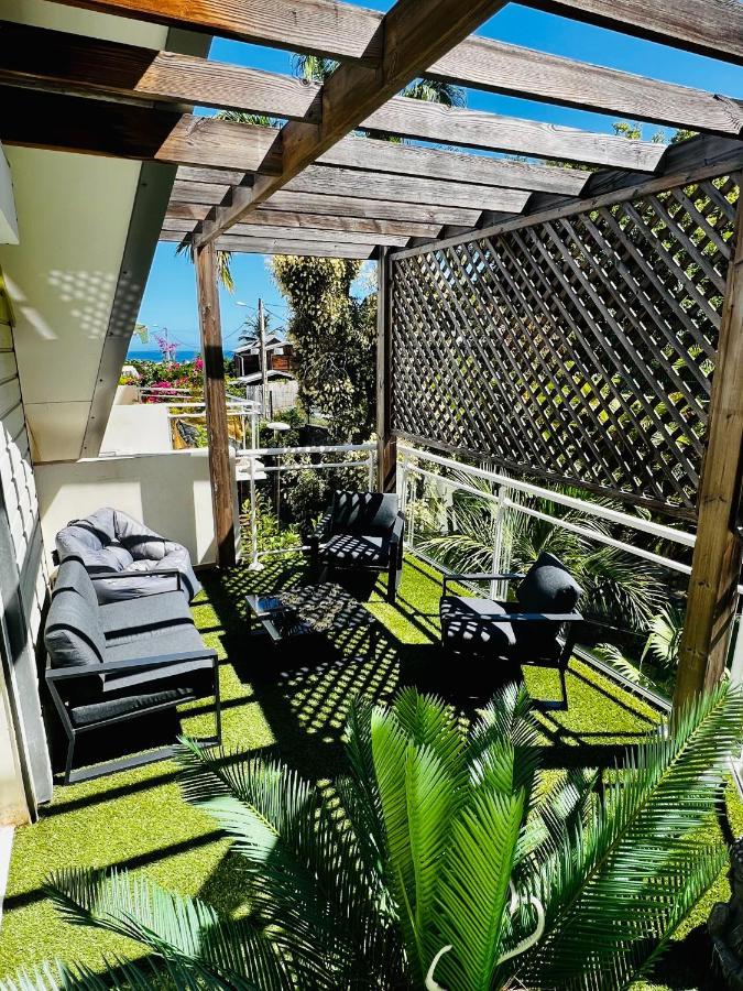 Apartament Appart. Avec Grande Terrasse Vue Ocean Saint-Gilles Les Bains Zewnętrze zdjęcie